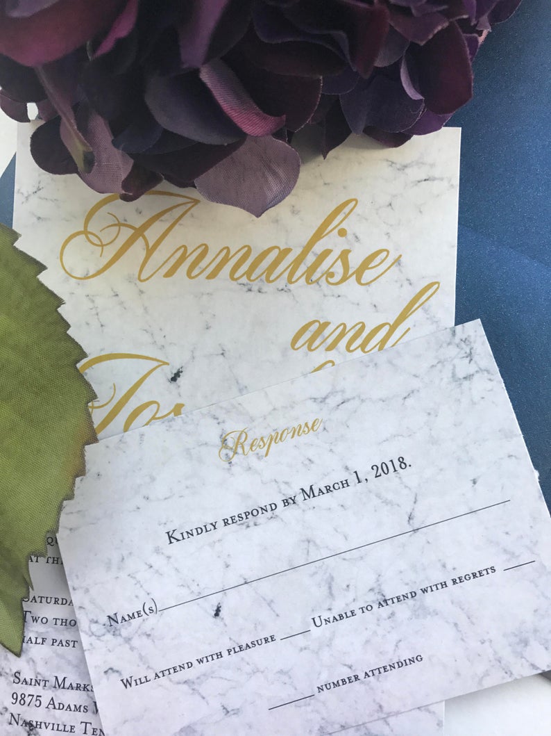 Marble Invitation Suite