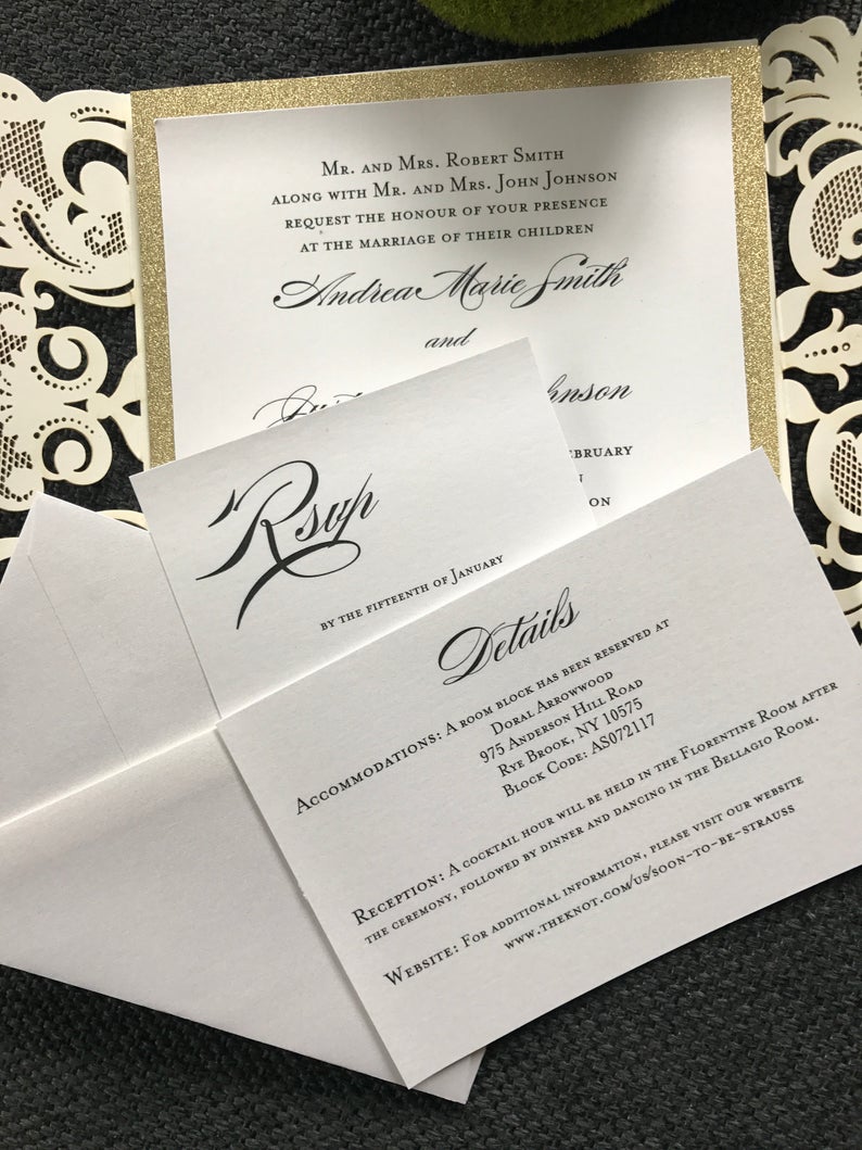 Justine Invitation Suite