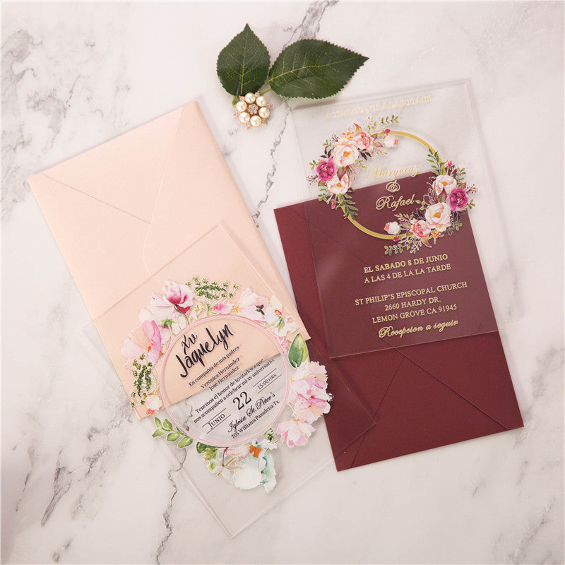 Abigail Dee Acrylic Invitation Suite.