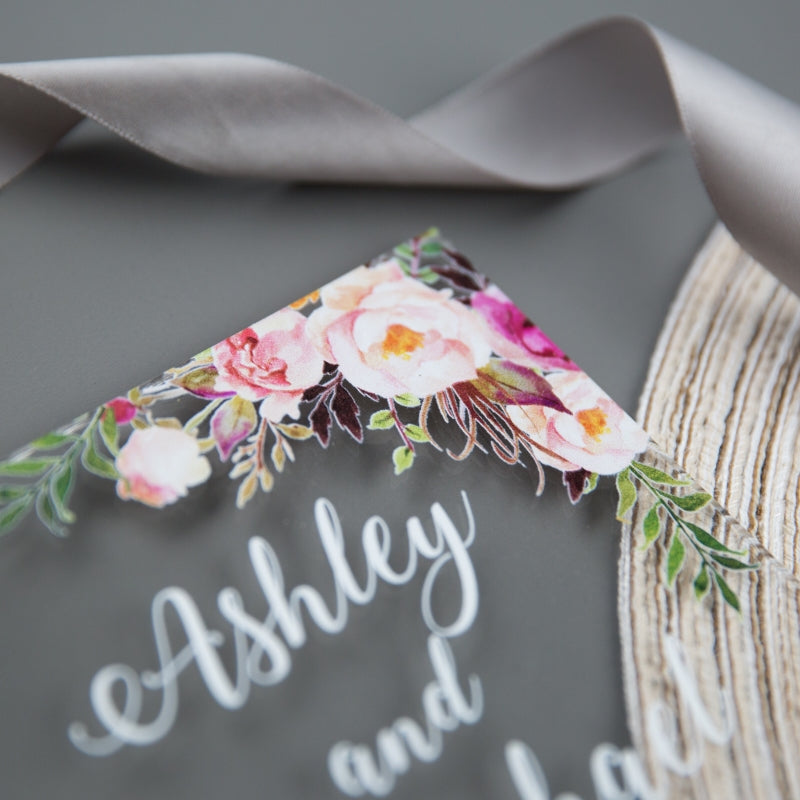 Rosie Ann Acrylic Invitation Suite