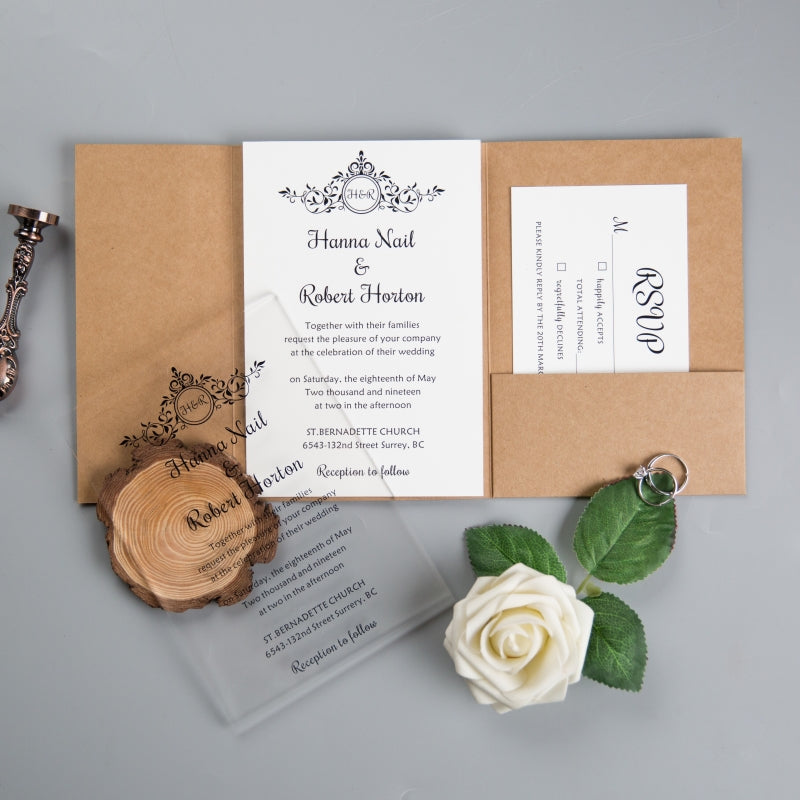 Fiona May Acrylic Invitation Suite