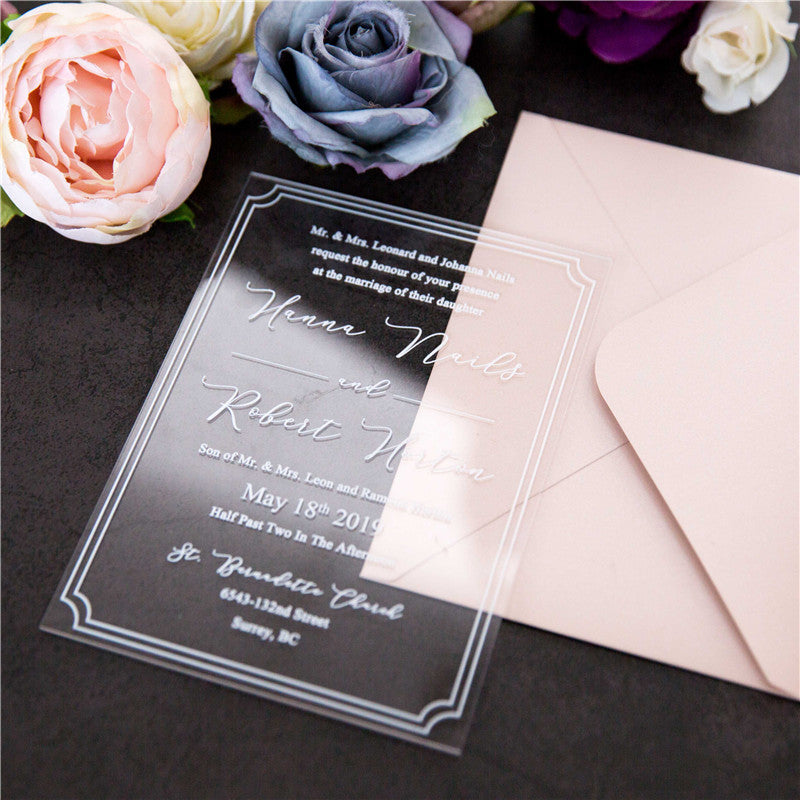 Savanaha Acrylic Invitation Suite