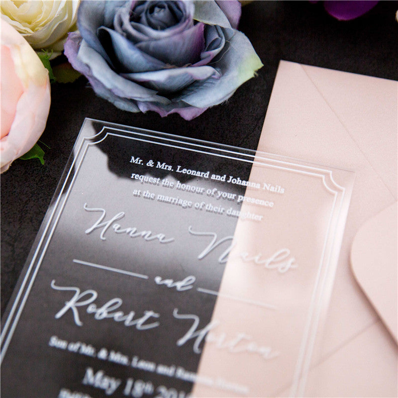 Savanaha Acrylic Invitation Suite