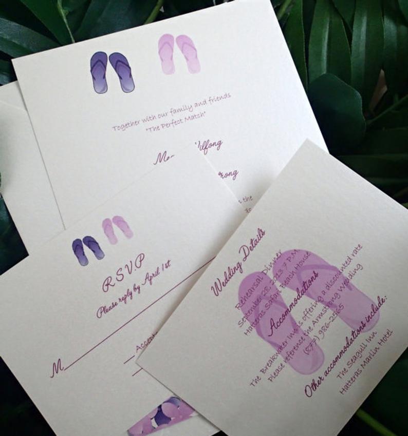 Flip Flop Invitation Suite