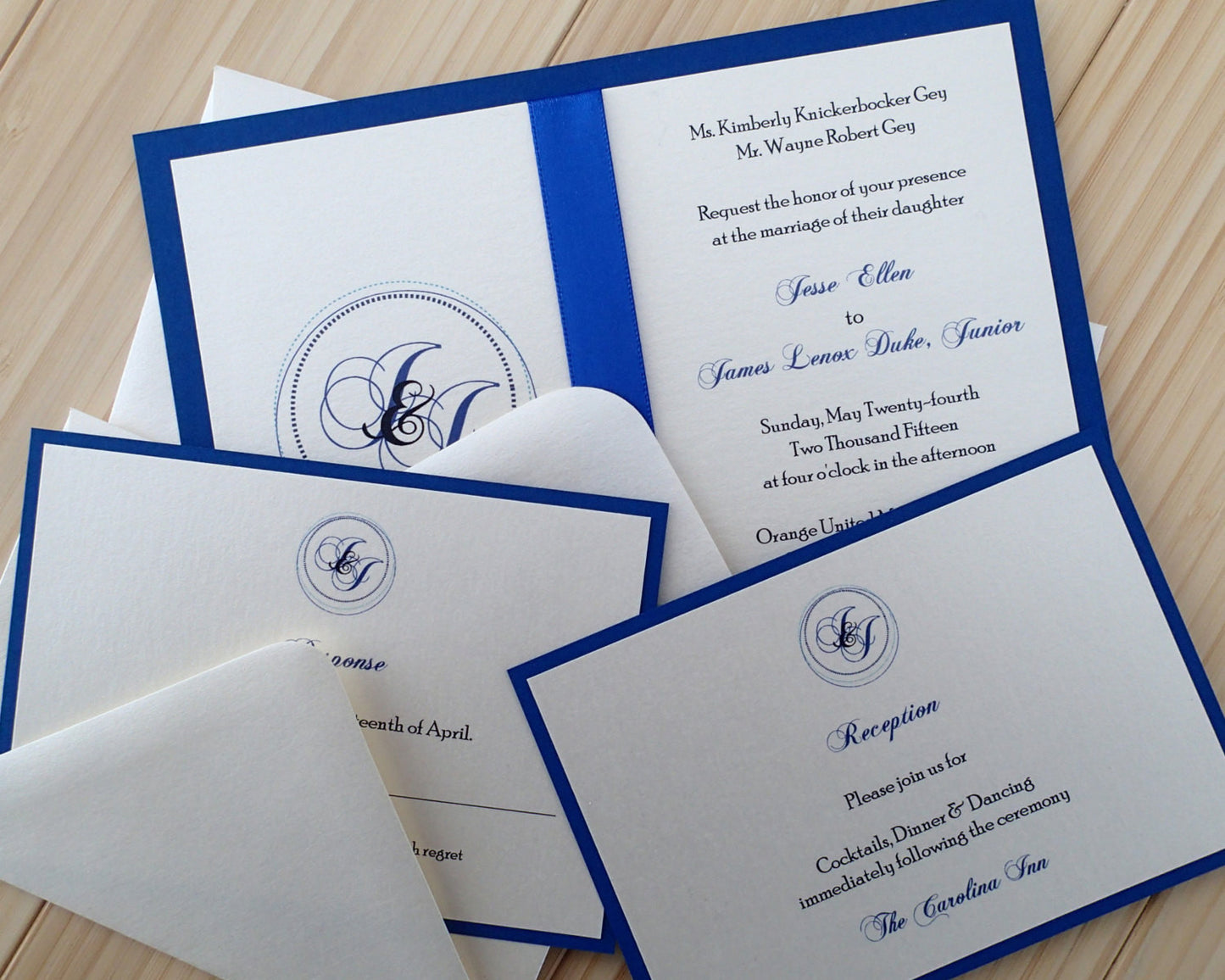 Monogram Invitation Suite