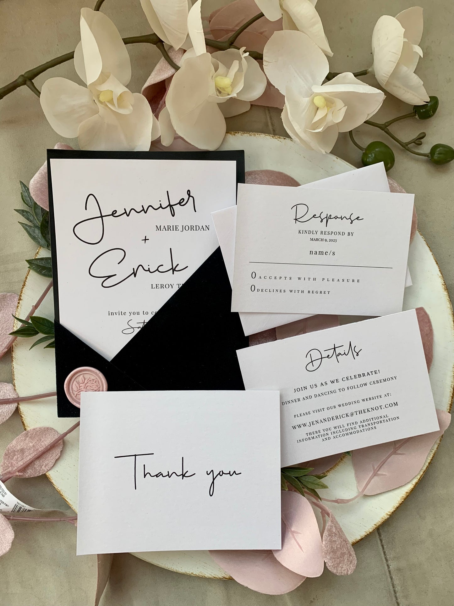 Minimalist Printable Invitation Set