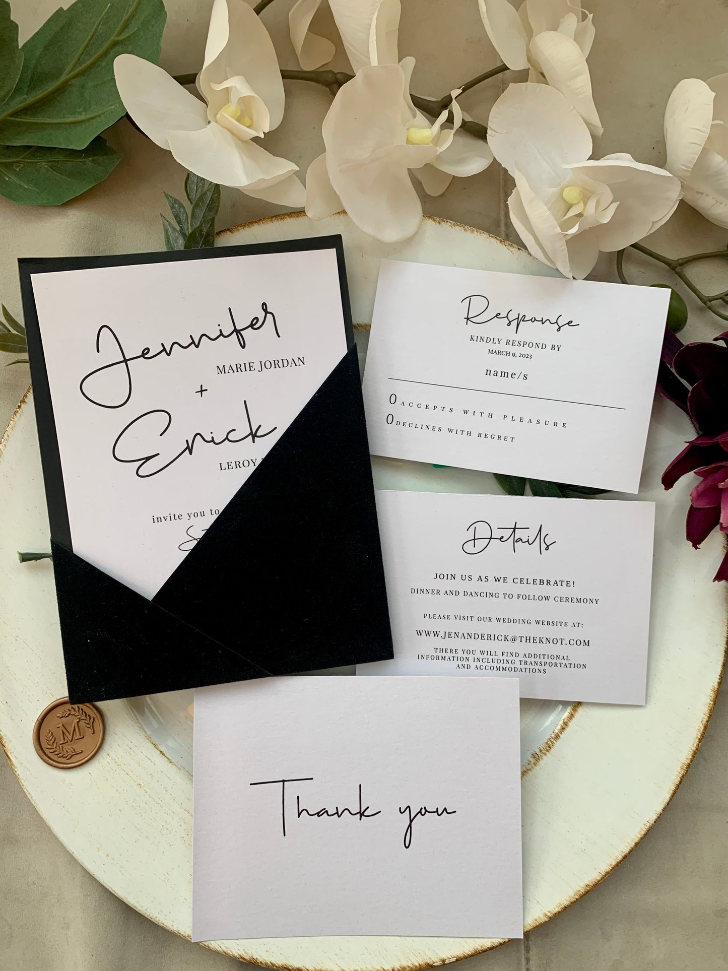 Minimalist Printable Invitation Set