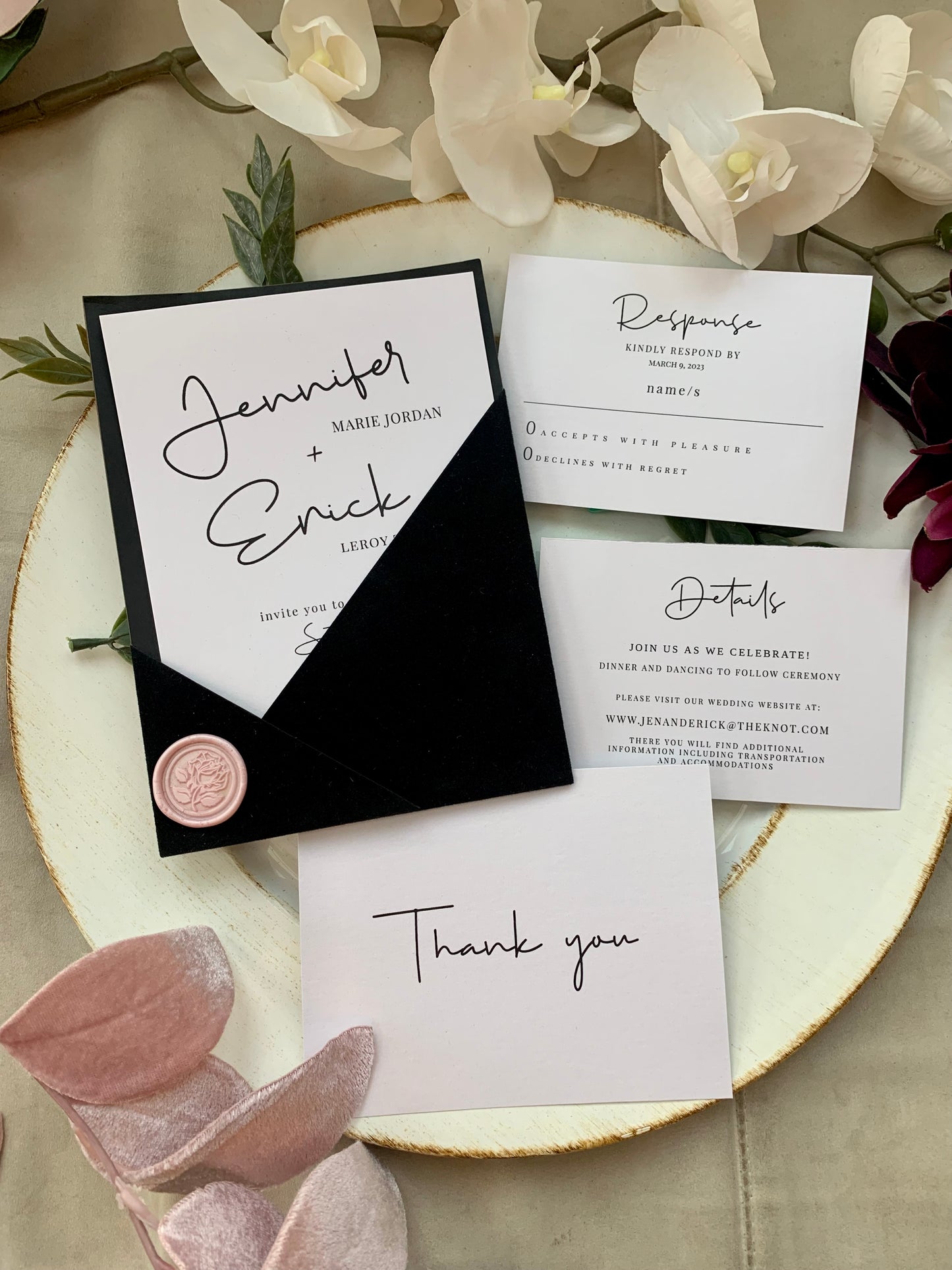 Minimalist Printable Invitation Set