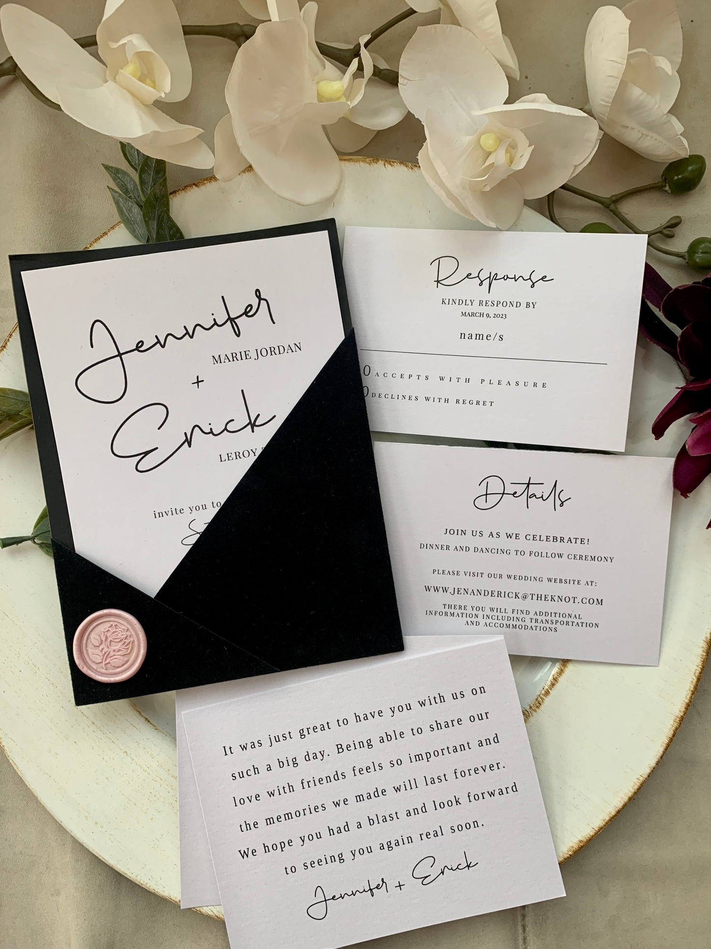 Minimalist Printable Invitation Set