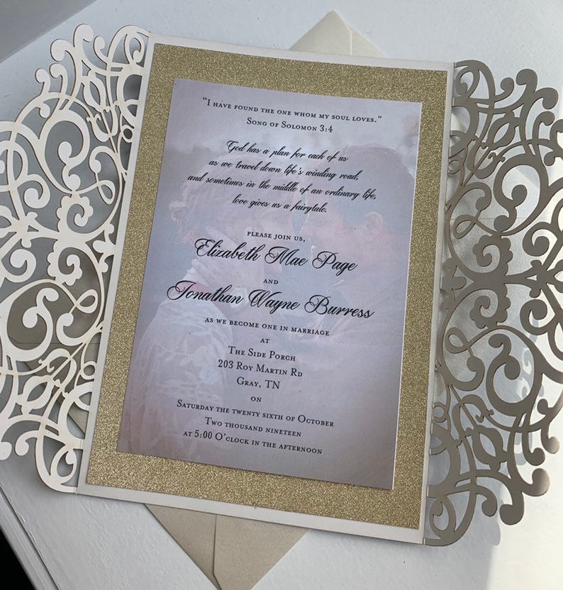 diy pocket wedding invitations