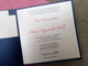 Modern Monogram Pocket fold Invitation Suite, Pocket fold Wedding Invitation, Party Invitation, Navy Invitation, Fuschia Invitation