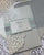 Sage Green Wedding Invitation Bundle, Sage and Silver Wedding Invitation Laser Cut Pocket, Ivory Laser Cut Wedding Invitations Green Glitter