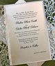 Gold Glitter Lasercut Invitation, DIY Wedding Invitation, Laser Cut DIY Invitations, Elegant Wedding Invitation