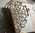 Ivory Lace Laser Cut Pocket Fold Elegant Luxury Invitation with tinch of Gold Pocket fold folder