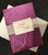 Purple Silver invitation, Blush Gold Glitter Lasercut invitation, Pocket fold laser cut invitation, DIY Wedding Invitation, Pocket fold wedd