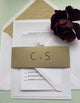 Wedding Invitation Suite, Gold Wedding Invitations with RSVP Cards, Custom Wedding Invitations, classic invitations, Rose invitations