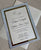 Silver Glitter Wedding Invitations Suite, Gold and Silver Wedding Invitations with RSVP Cards, Custom Wedding Invitations Gold Border