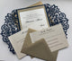 Blush Pink Gold Glitter Lasercut invitation, Pocket fold laser cut invitation, DIY Wedding Invitation, Elegant wedding Invitation