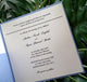 Pocket fold wedding invitation, Royal Blue wedding invitation, Modern invitation, blue wedding invitation, pocketfold
