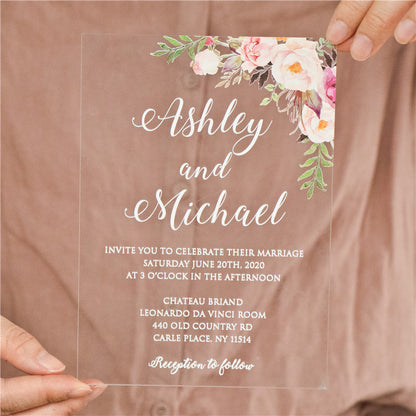 Madison Modern Acrylic Invitation Suite – The Extra Detail