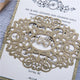 Personalized Glitter Lace Laser Cut Belly Band