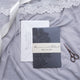 Blue Black Tropical Floral Grey Laser Cut Folder Jacket Pocket fold Elegant Invitation