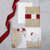 Glitter Gold burgundy laser cut Pocket Fold invitation with Red Satin belly band and Floral backer