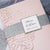 Chic Blush Rose Tri Fold Pocket fold Invitation Folder