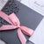 Dark Grey Elegant Pocket Fold Tri Fold Invitation Folder