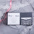 Dark Grey Elegant Pocket Fold Tri Fold Invitation Folder