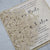 Gold Glitter Elegant Tri Fold Lace Pocketfold Invitation Folder