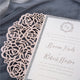 Blush Rose Laser Cut Folder Lace Design