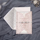 Blush Rose Laser Cut Folder Lace Design