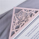Rose Blush Square Laser Cut Folder