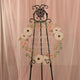 Chic Floral Acrylic Welcome Sign