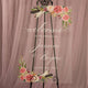 Coral Floral Wedding Acrylic Welcome Sign