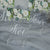Gorgeous White and Green Floral Acrylic Table Number