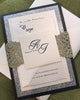 Silver Gold Glitter wedding invitation, Lasercut wedding invitation, lace invitation