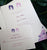 Destination wedding invitation, Beach wedding invitation, Purple wedding invitation, summer invitation, flip flop invitation, flower