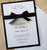 Complete Elegance Ribbon and Bow invitation set, Wedding Invitations, Elegant Invitations, Black and White invitations