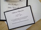 Complete Elegance Ribbon and Bow invitation set, Wedding Invitations, Elegant Invitations, Black and White invitations