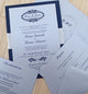 Elegant Monogram Ribbon Invitation Suite