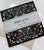 Elegant glitter laser cut invitation package, custom laser cut invitations, Black Glitter invitation suite