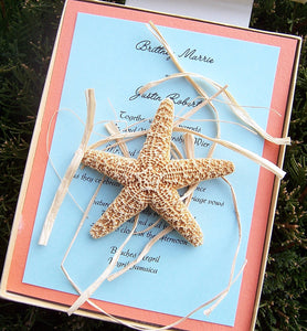 Boxed Starfish Invitation 2