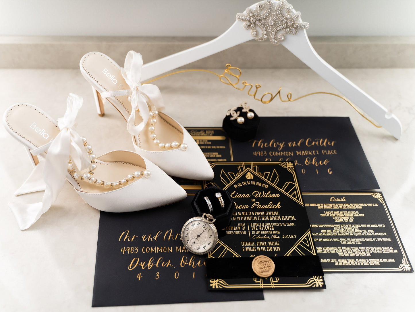 Great Gatsby Acrylic Invitation Suite