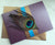 Peacock Pocket fold invitation, Feather invitation, Wedding invitation, Purple Invitation, Gold invitation